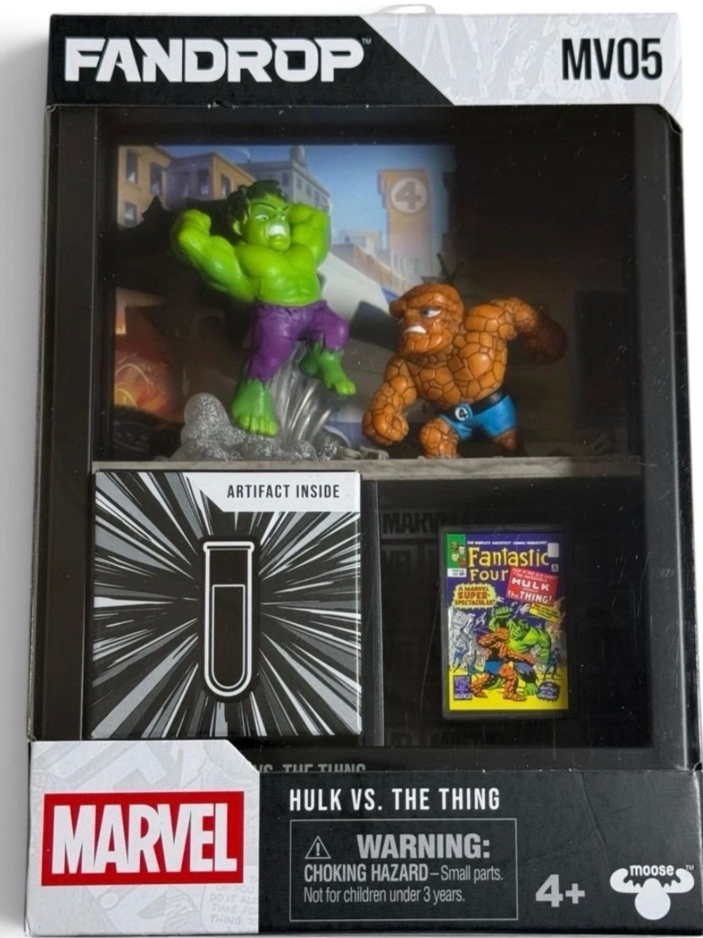 Marvel Hulk & The Thing Mini Figure Set - Green, Purple & Orange